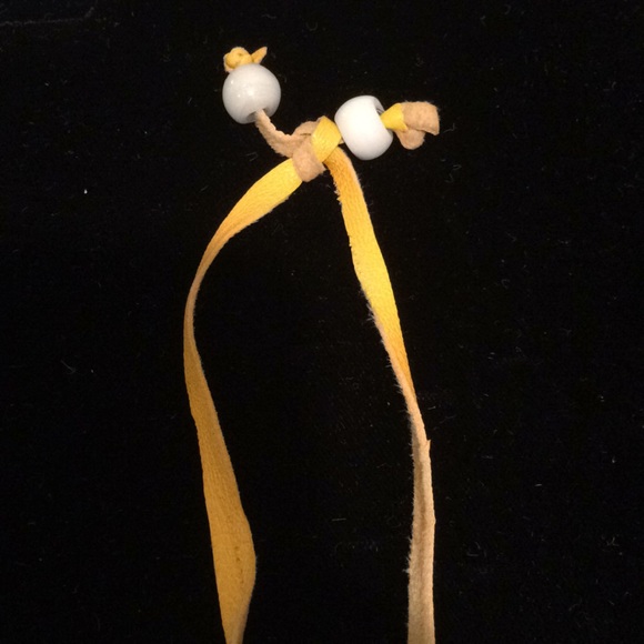 BUY NOW - Mustard Yellow Rope Necklace - Picture 3 of 4